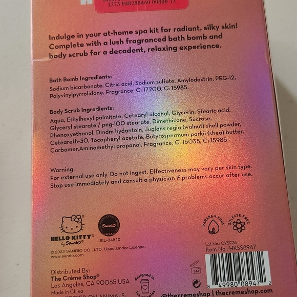 The Creme Shop Hello Kitty Silky Skin 2-pc. Set - Picture 2 of 5